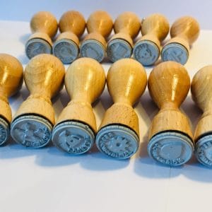 Set of 12 Discovery stamps