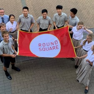 Round Square flag