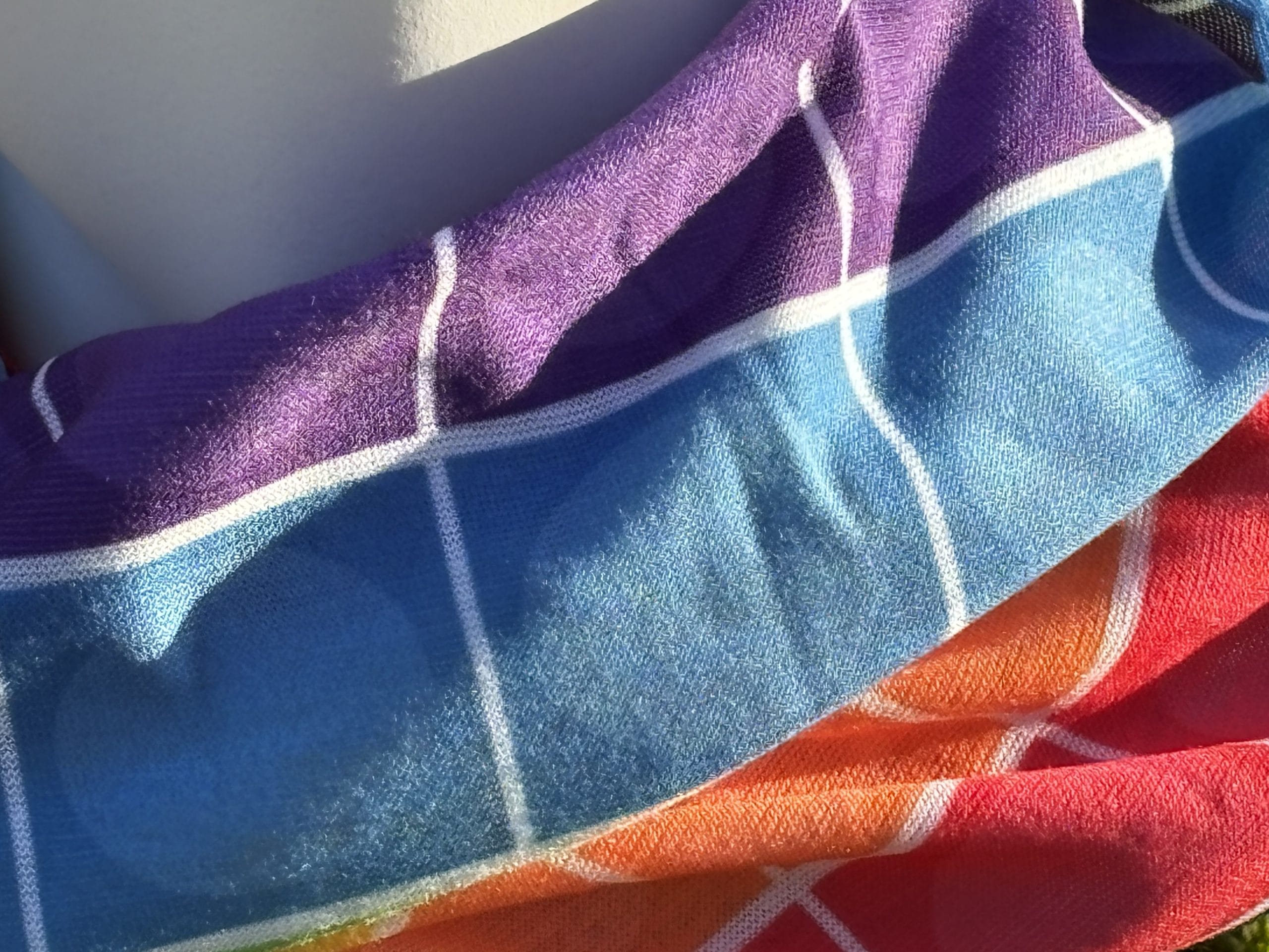 Round Square Necktube Buff - Rainbow - Image 2