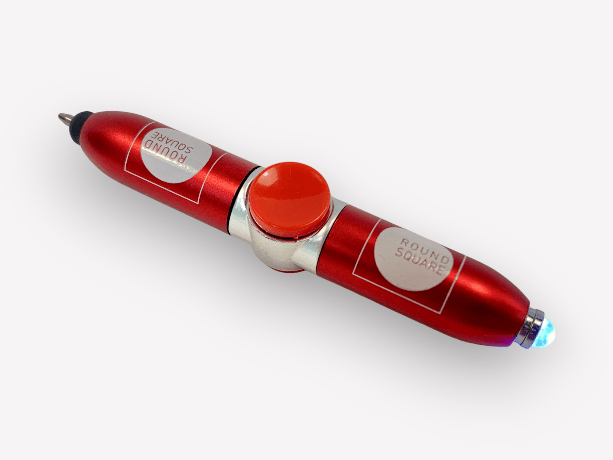 Round Square LED light spinner pens - Image 4