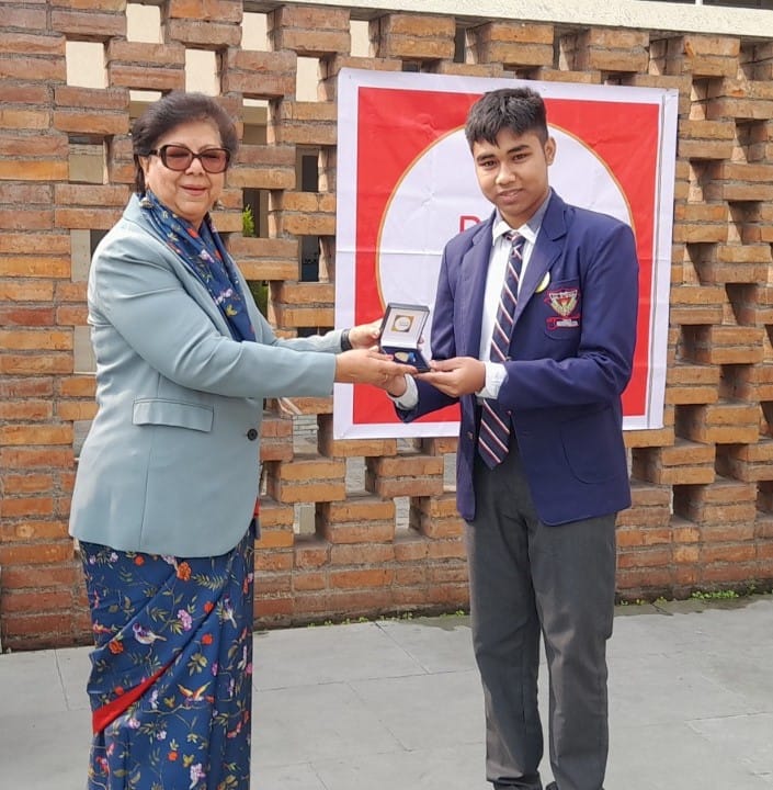 King Constantine Medal Maria's Public School 2025